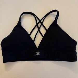 Women's Black Strappy Bralette